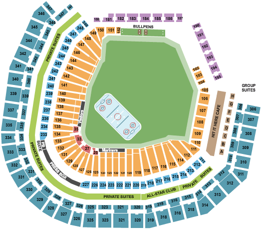 T-Mobile Park Winter Classic Seating Chart